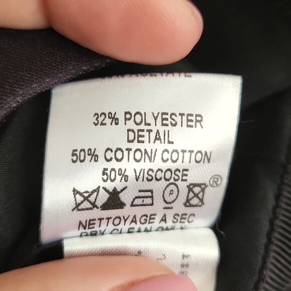 PAULE KA | striped skirt black white navy sz 10 - Picture 7 of 7